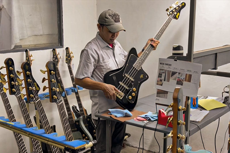 08 - Baum Guitar Quality Control: Making sure it is right.