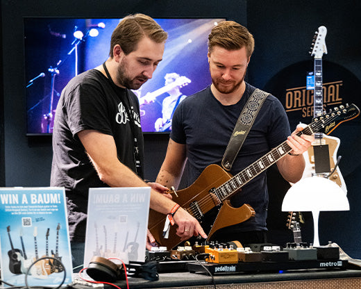 TRY BAUM AT GUITAR SHOWS 2025