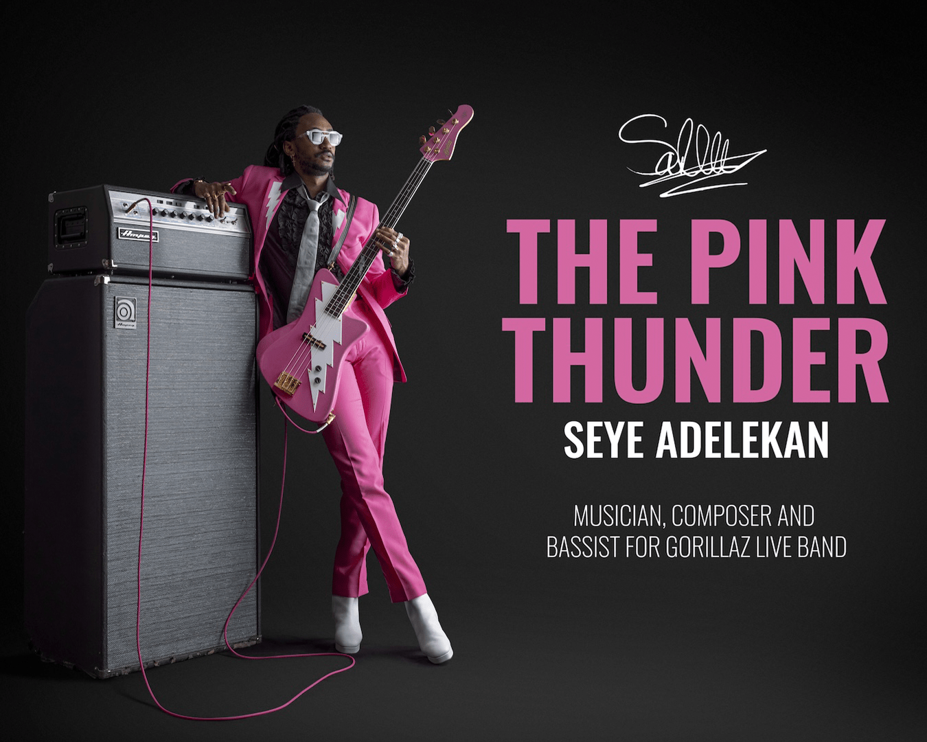 NEWS: THE PINK THUNDER BASS™ – SEYE ADELEKAN SIGNATURE BASS - Baum Guitars