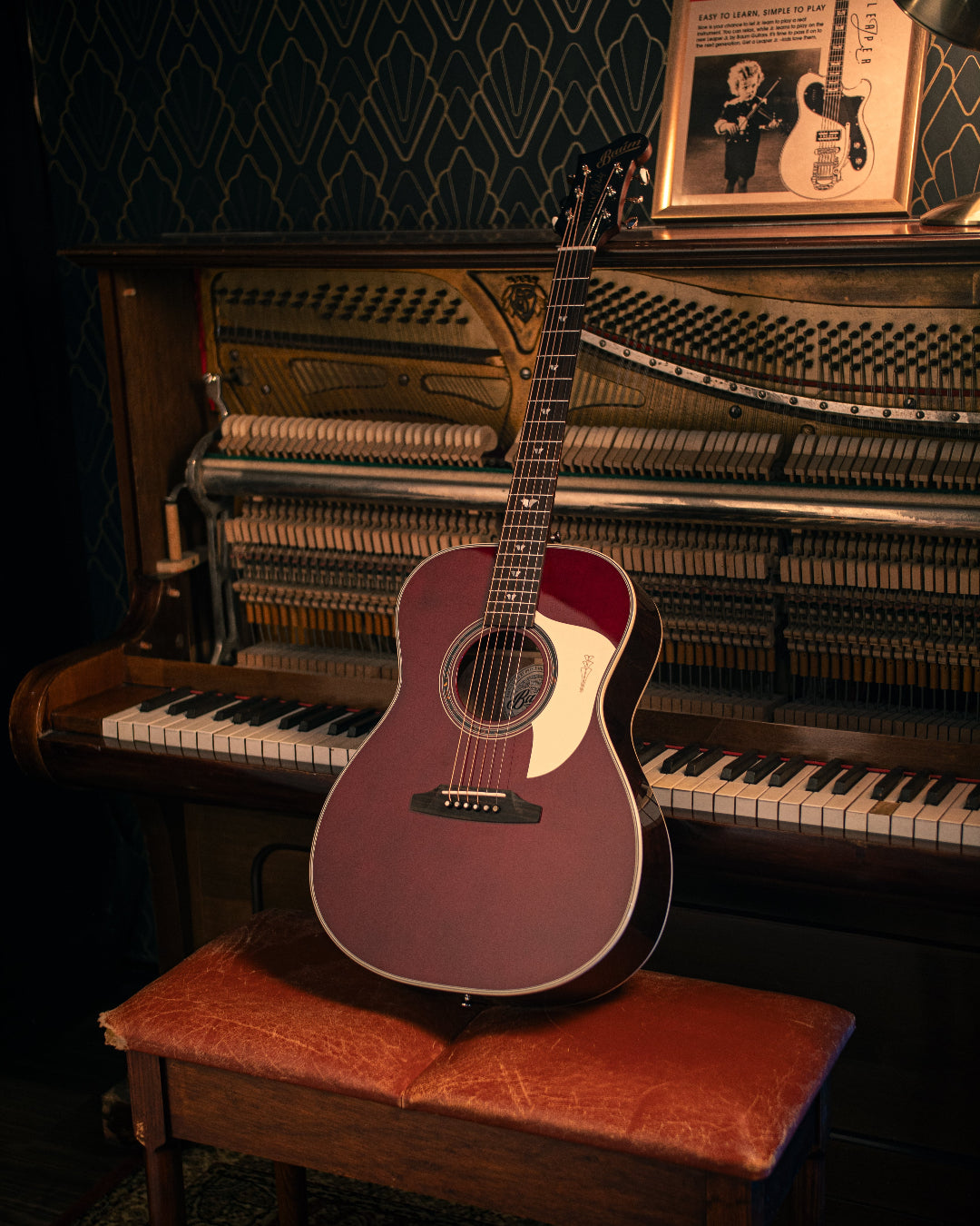 Leaper Melody - Deep Burgundy Red