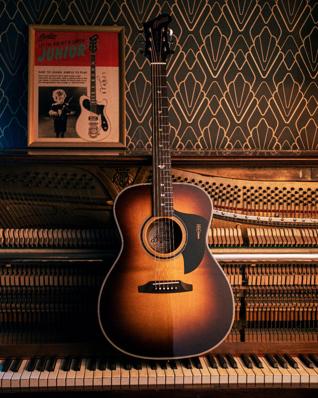 Leaper Melody - Deep Honey Burst