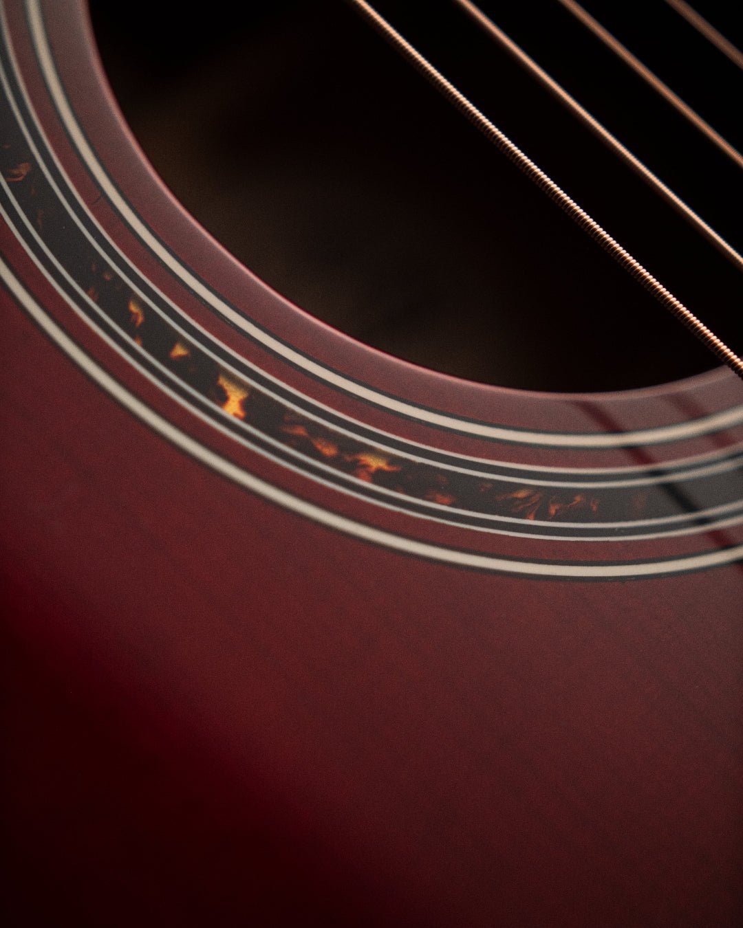 Leaper Melody - Deep Burgundy Red - Baum Guitars