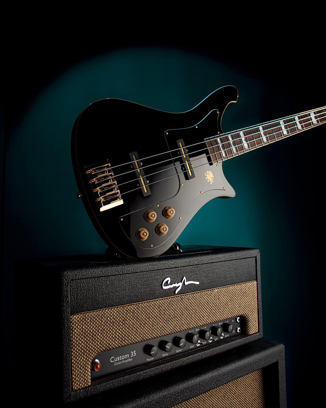 Nidhogg Bass - Pure Black - Baum Guitars
