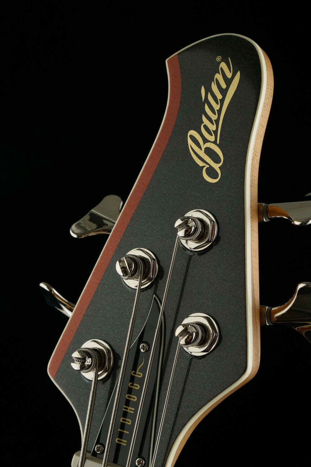Revival #55 Nidhogg Bass - Magnetic Black & Orange metallic | Custom Shop