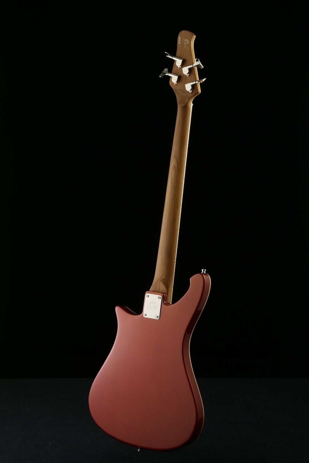 Revival 55 Nidhogg Bass - Magnetic Black & Orange metallic | Custom Shop - Baum Guitars