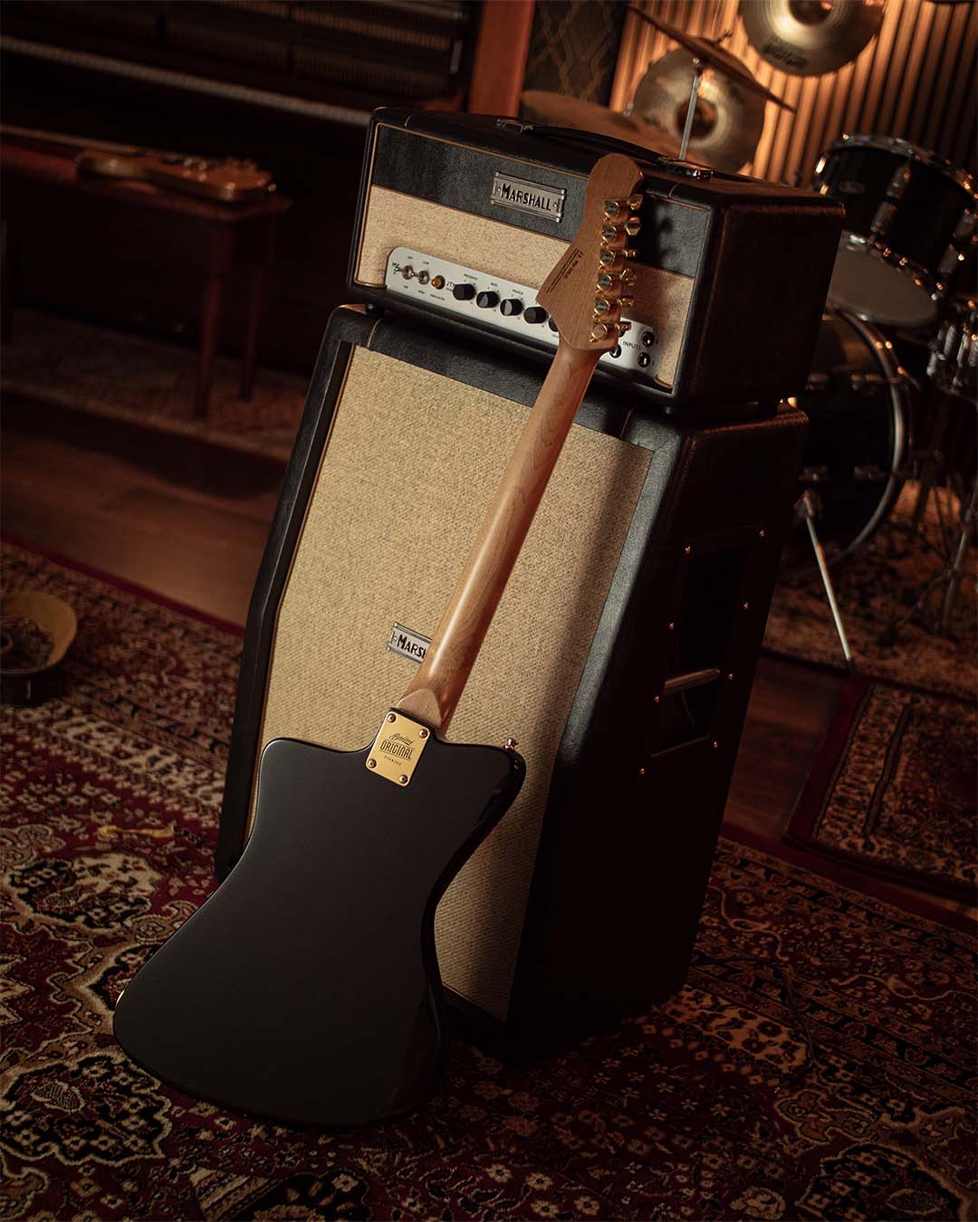 Wingman - Pure Black - Left Handed - Baum Guitars