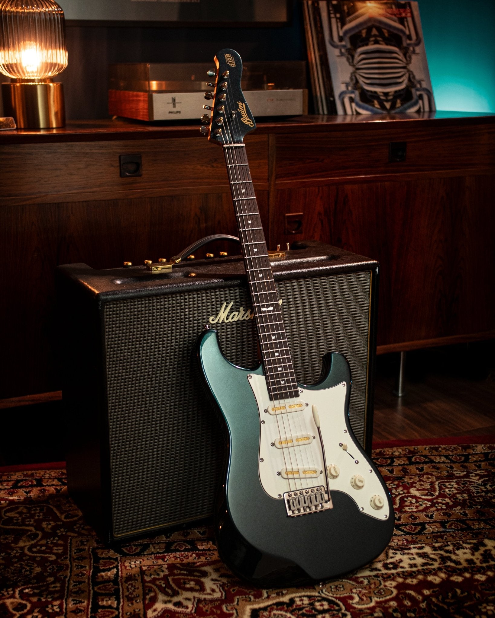 Celestor - Glacier Blue - Left Hand - Baum Guitars