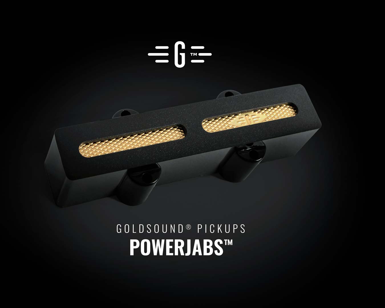 Goldsound jabmaster J-style pickup in black cover