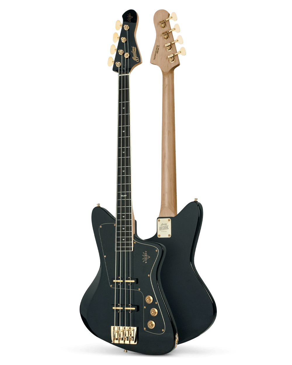 Wingman Bass - Pure Black - Baum Guitars