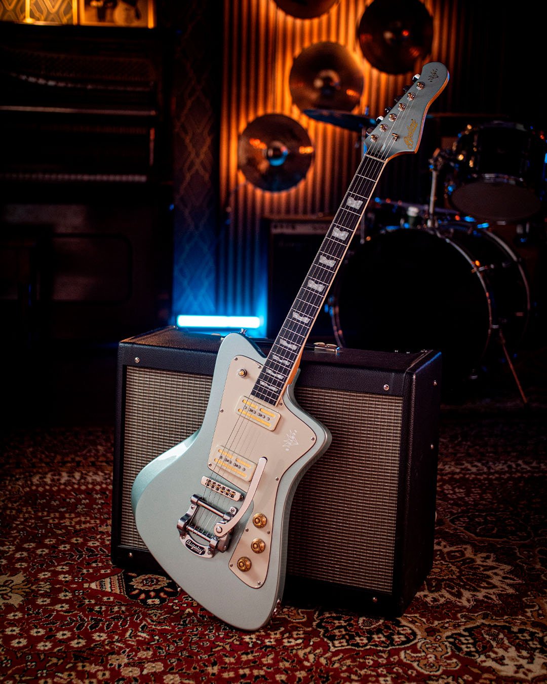 12/15限定価格　baum guitars wingman ジャズマスター Wingman - Ocean Mist