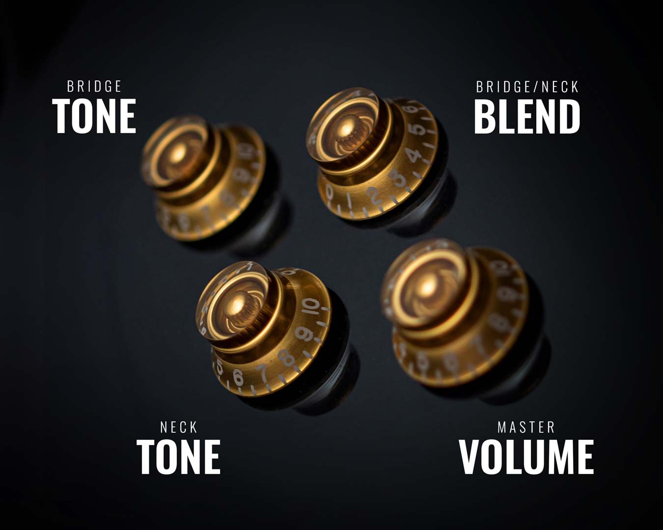 Tone and volume potentiometers for bass