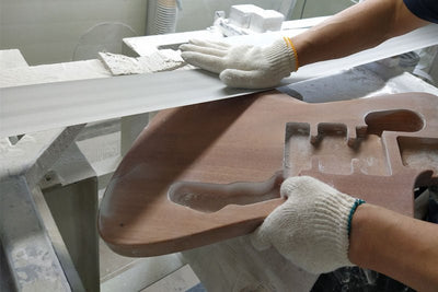 05 - Handcrafted Guitar Refinement - Baum Guitars