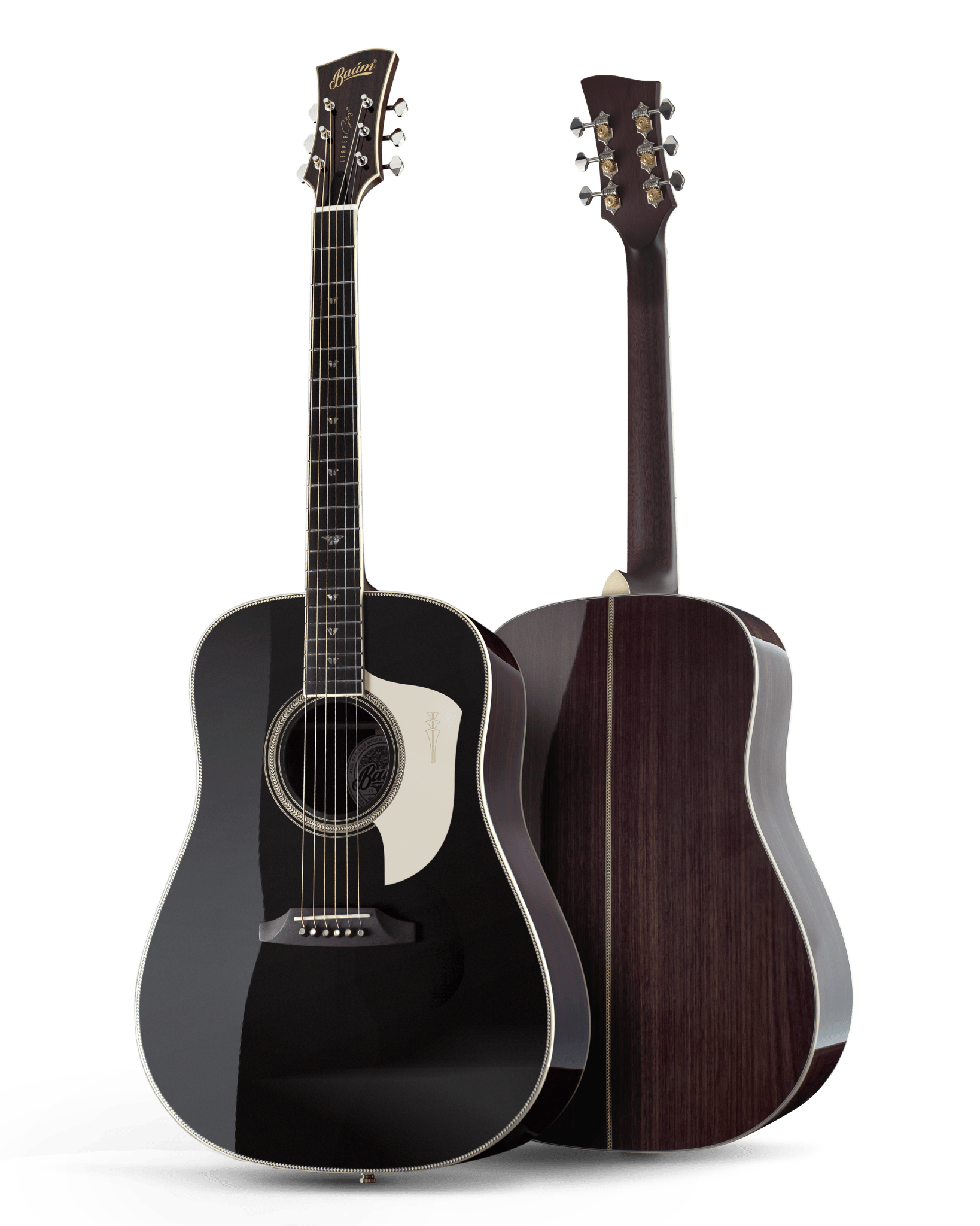 Leaper Stage - Pure Black - Baum Guitars