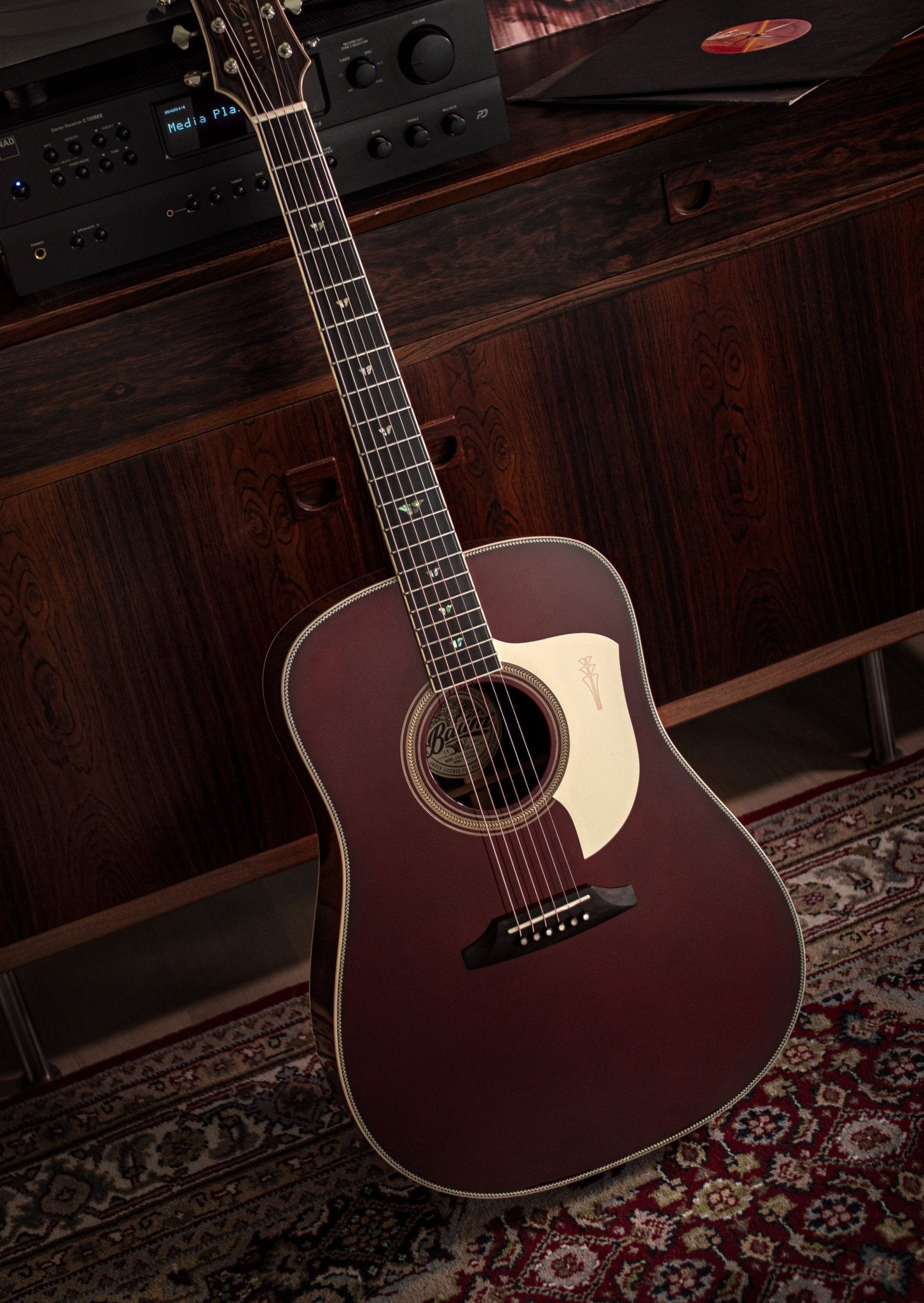 Leaper Stage - Deep Burgundy Red - Baum Guitars