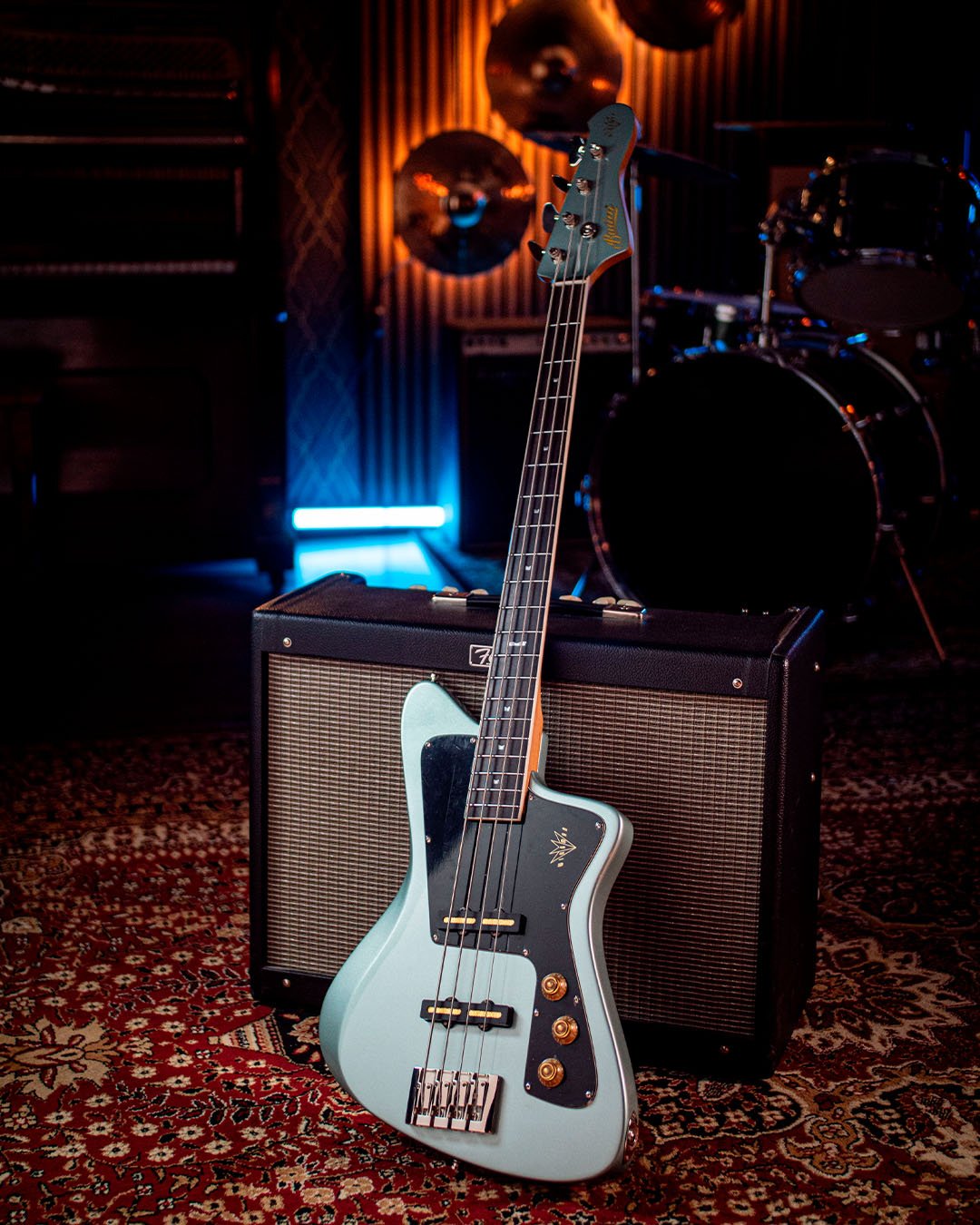 Wingman Bass - Ocean Mist - Baum Guitars