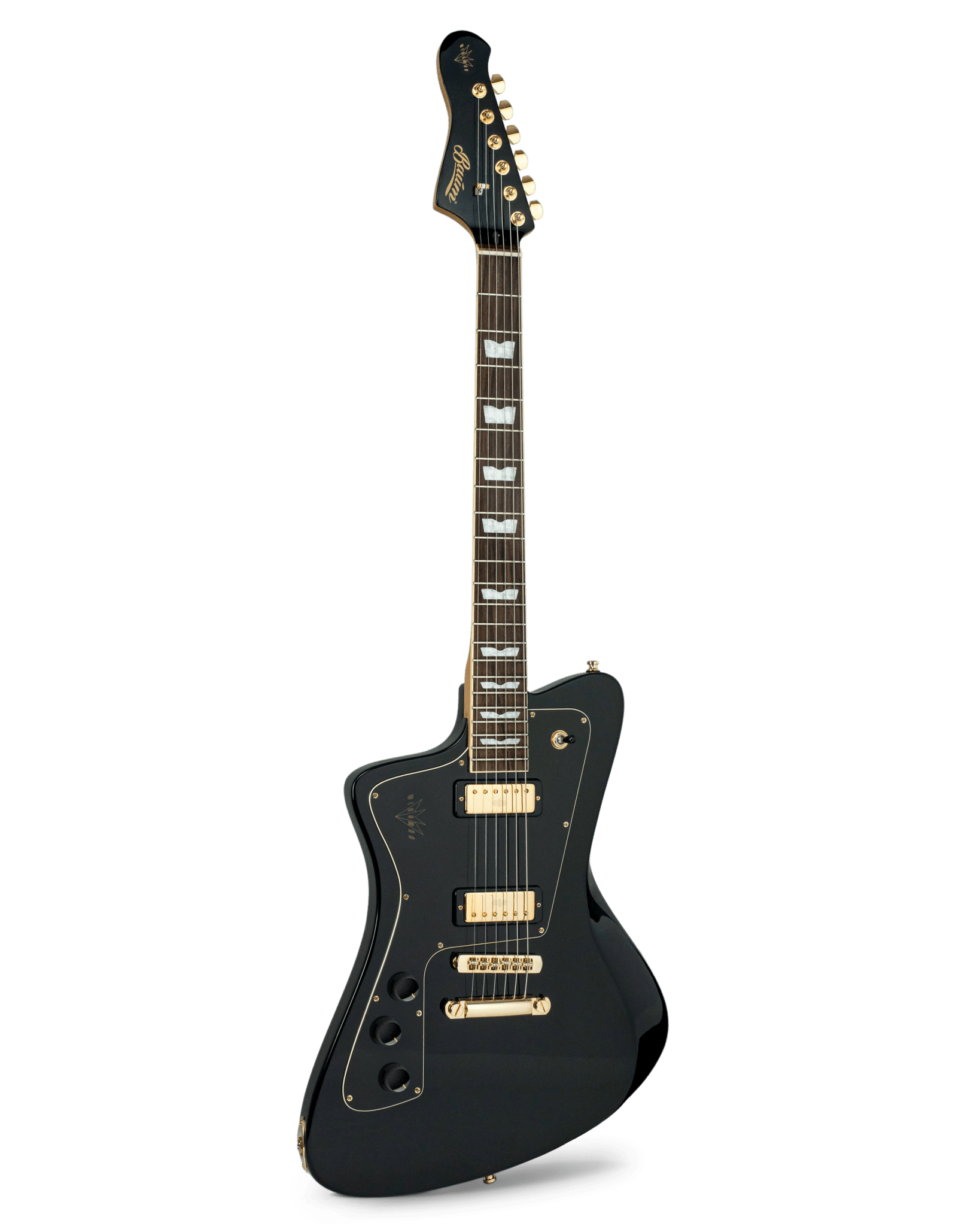 Wingman - Pure Black - Left Handed - Baum Guitars