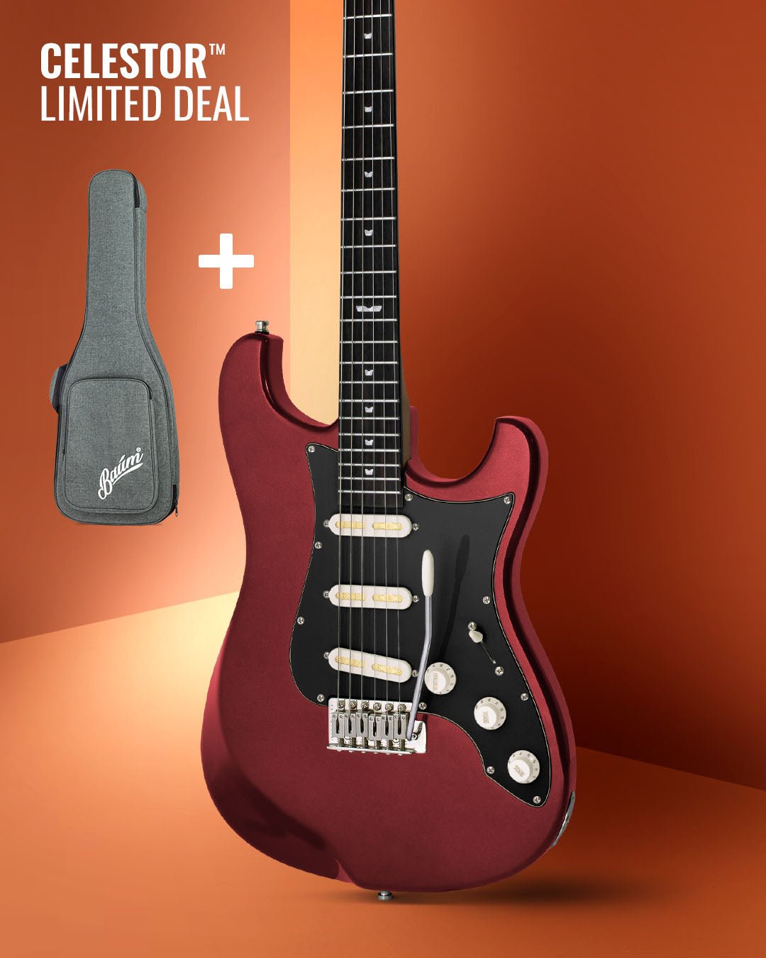 Celestor - Crimson Red - Baum Guitars