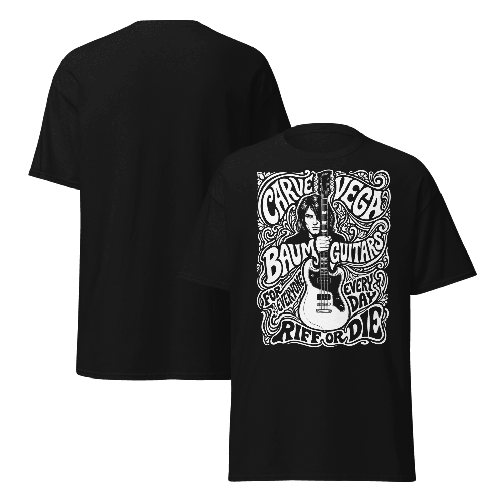 The Carve - Riff or Die | Limited Edition T-shirt - Baum Guitars
